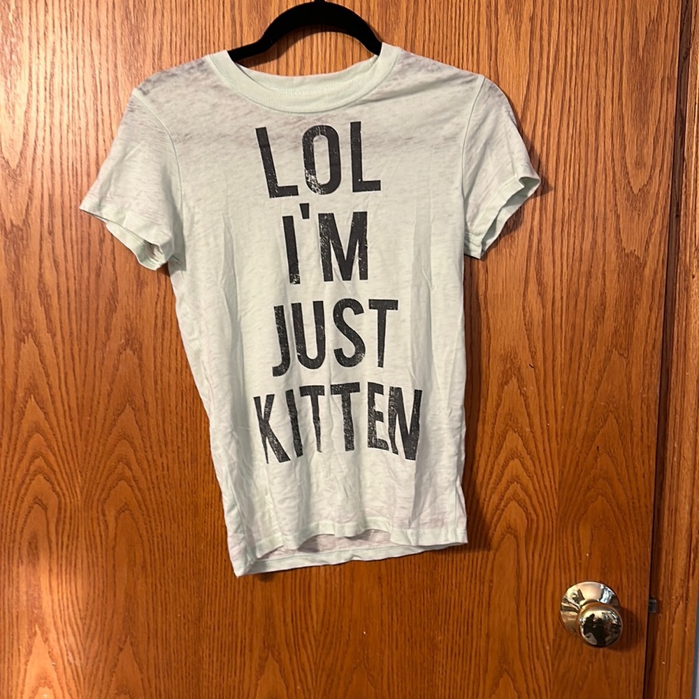 Lol just kitten T-shirt mint